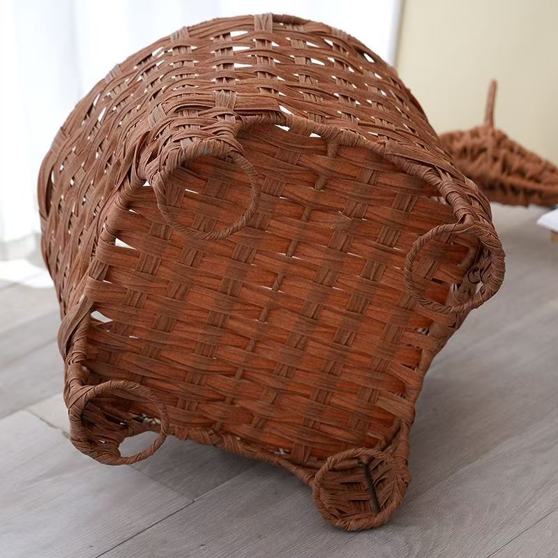 Dekorativer Rattanspeicherkorb mit Tierdesign Brehn