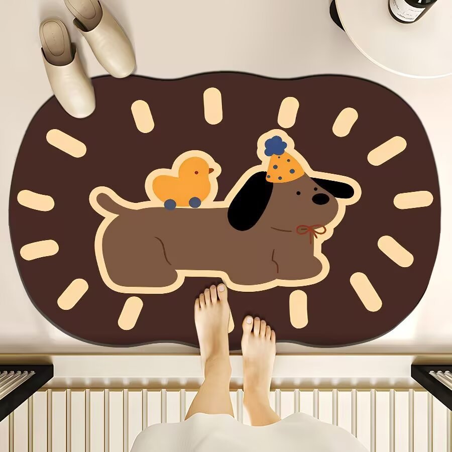 Süße Cartoon Bär Badmatte Brehn