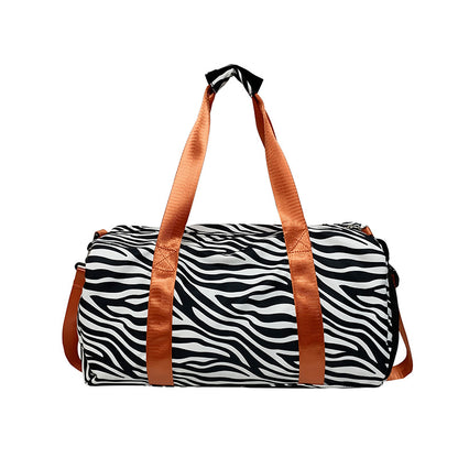 Modische Zebra Muster Sport Duffle Bag Brehn
