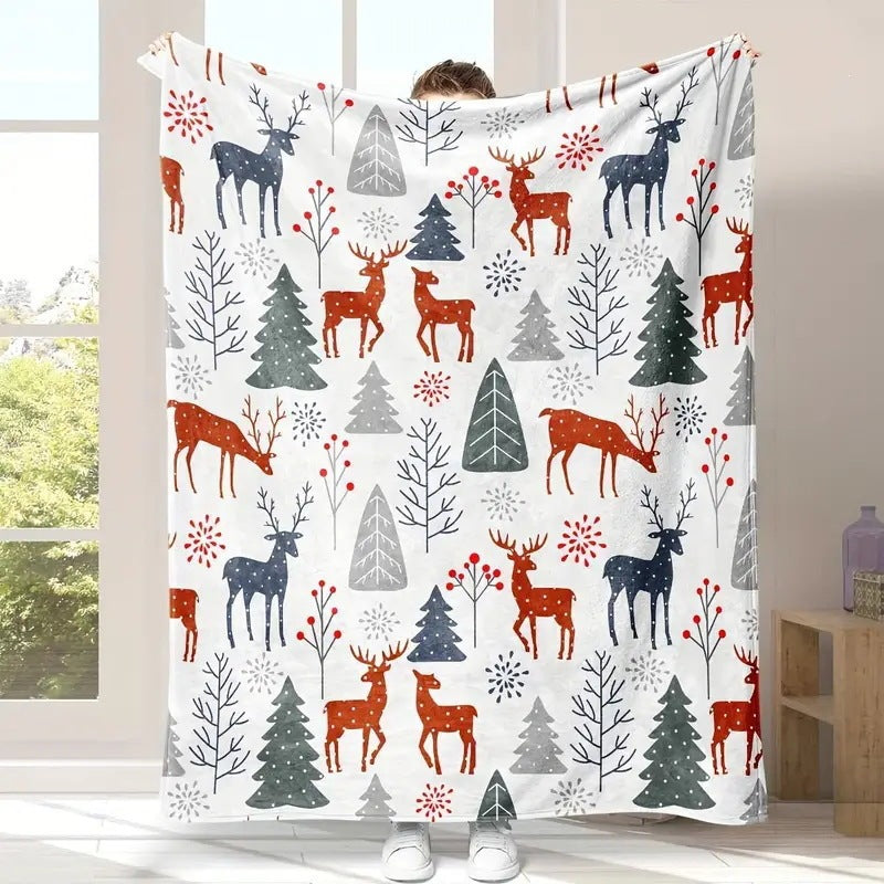 Urlaubsbedingte Fleece-Wurfdecke