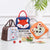 Niedliche tierische isolierte Lunchtasche