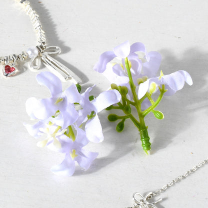 Florale Haarklammer