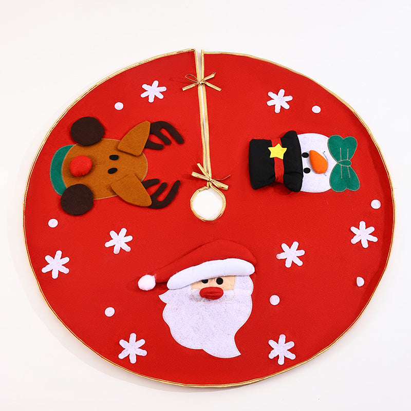 Festliche Weihnachtsbaum-Decke mit buntem Motiv Brehn