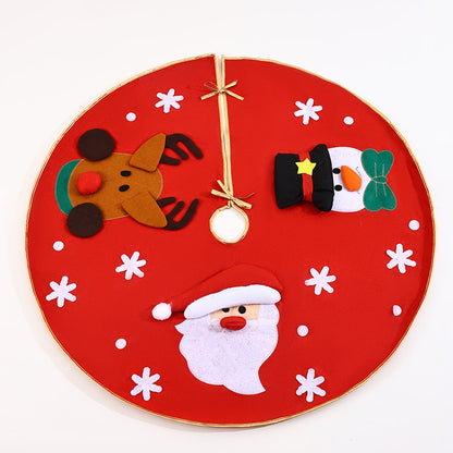 Festliche Weihnachtsbaum-Decke mit buntem Motiv Brehn