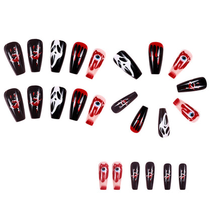 Gothic Themed Press-On Nail Set Brehn