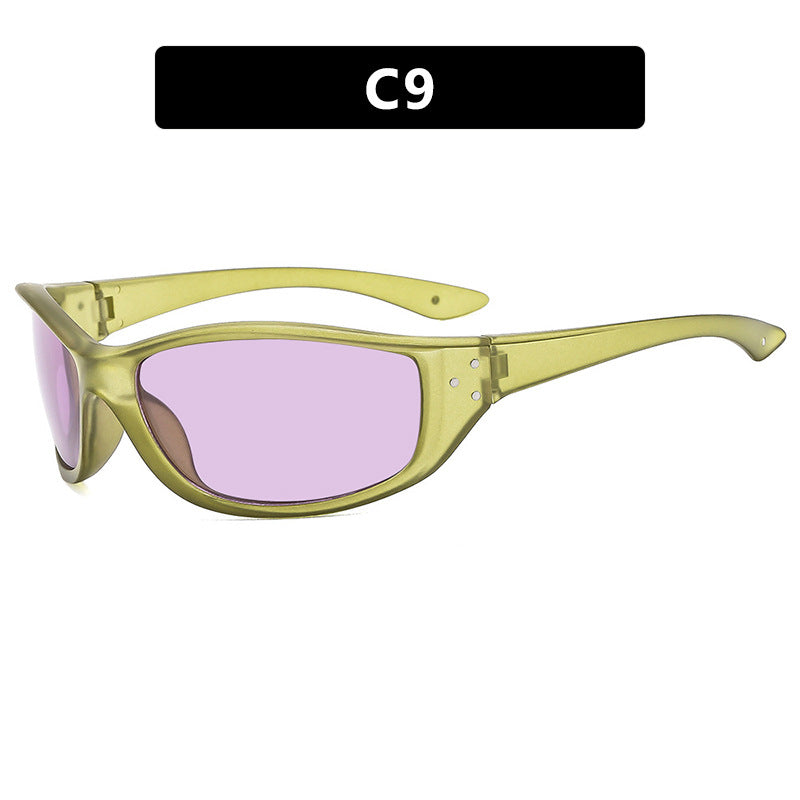 Damen Sportliche Sonnenbrille mit ergonomischem Rahmen und UV-Schutz Brehn