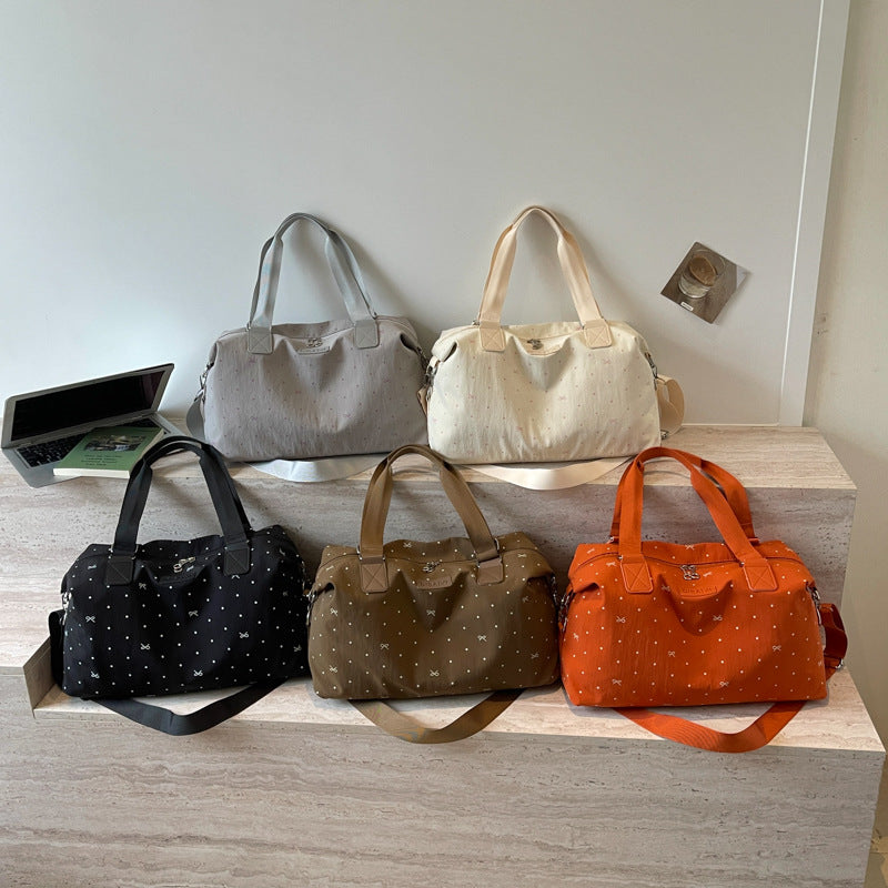 Stilvolle Gepunktete Reise-Duffle-Tasche Brehn
