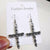 Gothic Skull Cross Ohrringe Brehn
