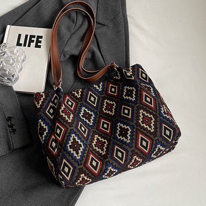 Bohemian-Stil Geflochtene Handtasche