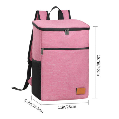 Damen Kühltasche Rucksack mit isolierendem Hauptfach und vielseitigen Fächern Brehn
