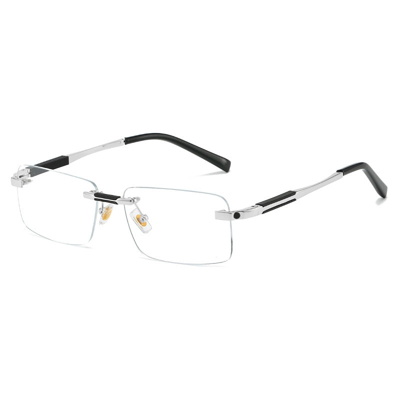 Damen Sonnenbrille im modernen rechteckigen Design mit luxuriösen Metallelementen Brehn