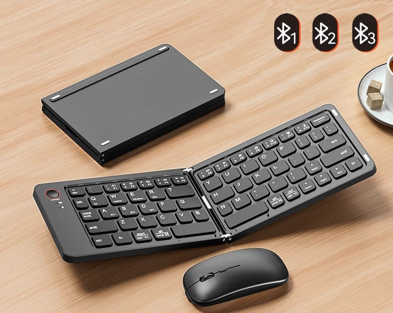 Faltbare Bluetooth-Tastatur und Maus Combo Brehn