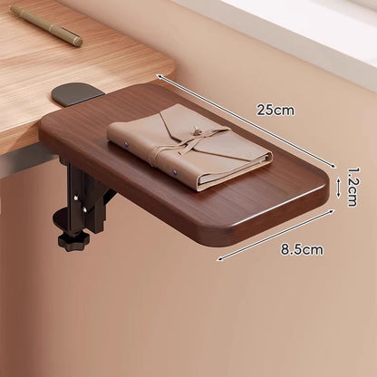 Schraubmontierte Gleitschiene Ergonomische Holzmaserung Tastatur- & Mausplattform