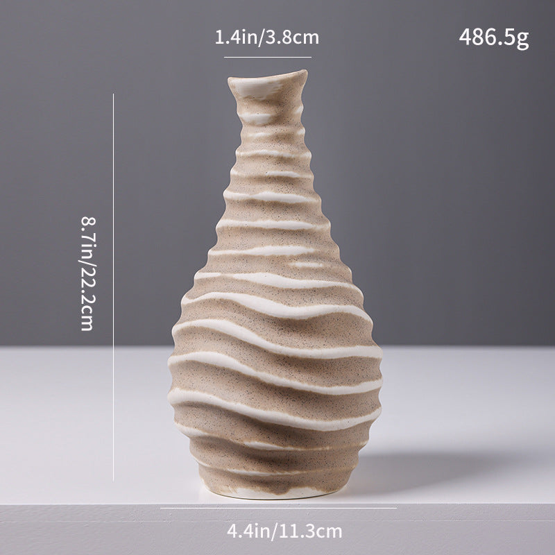 Abstrakte Keramik Kunst Vase