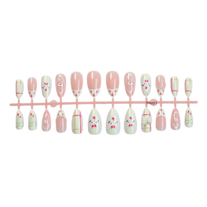 Dekoratives Designer Press-On Nail Art Set Brehn