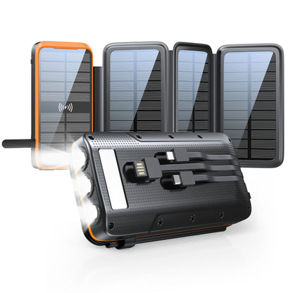 Solar Powerbank mit Integrierter Taschenlampe Brehn