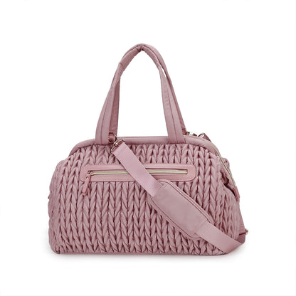 Modische Wickeltasche mit Eleganter Flechtoptik Brehn