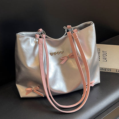 Elegante Faux-Leder Hobo Tasche