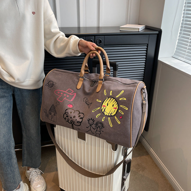 Künstlerische Reise-Duffel-Tasche Brehn
