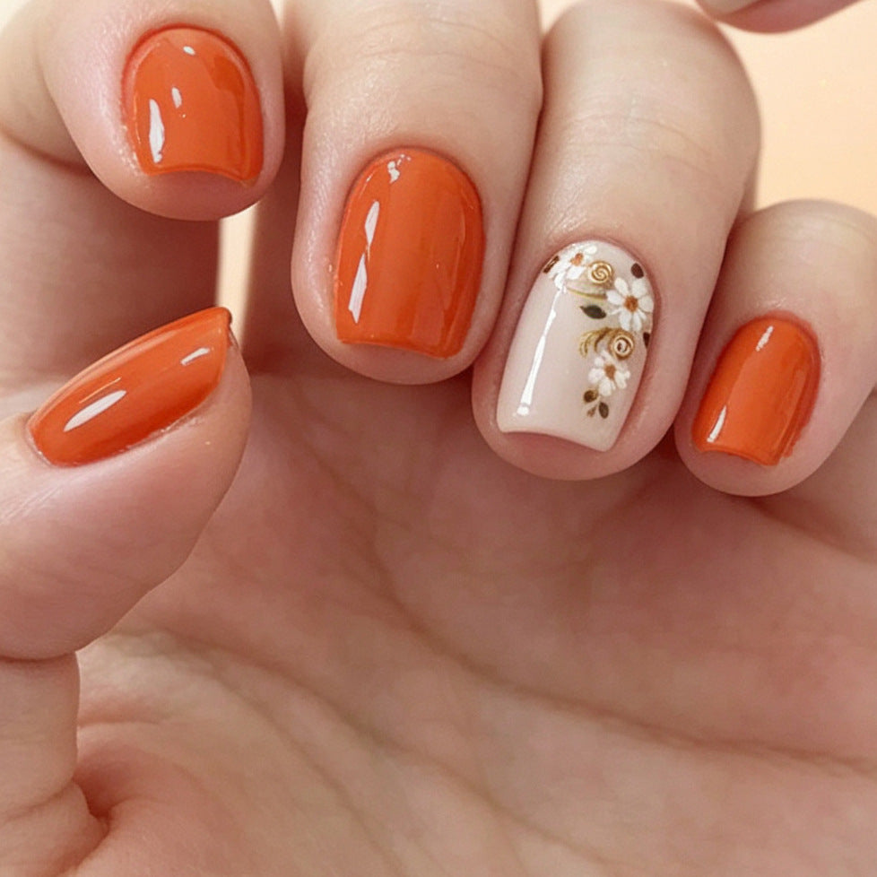 Floral Art Acryl Nagel Set Brehn