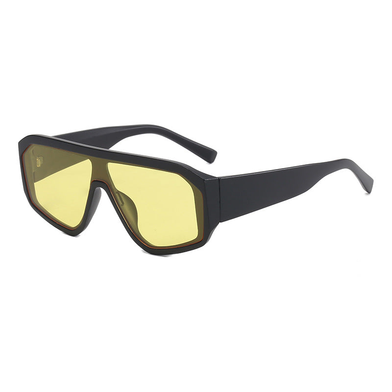 Damen Modische Oversized-Sonnenbrille im futuristischen Design Brehn