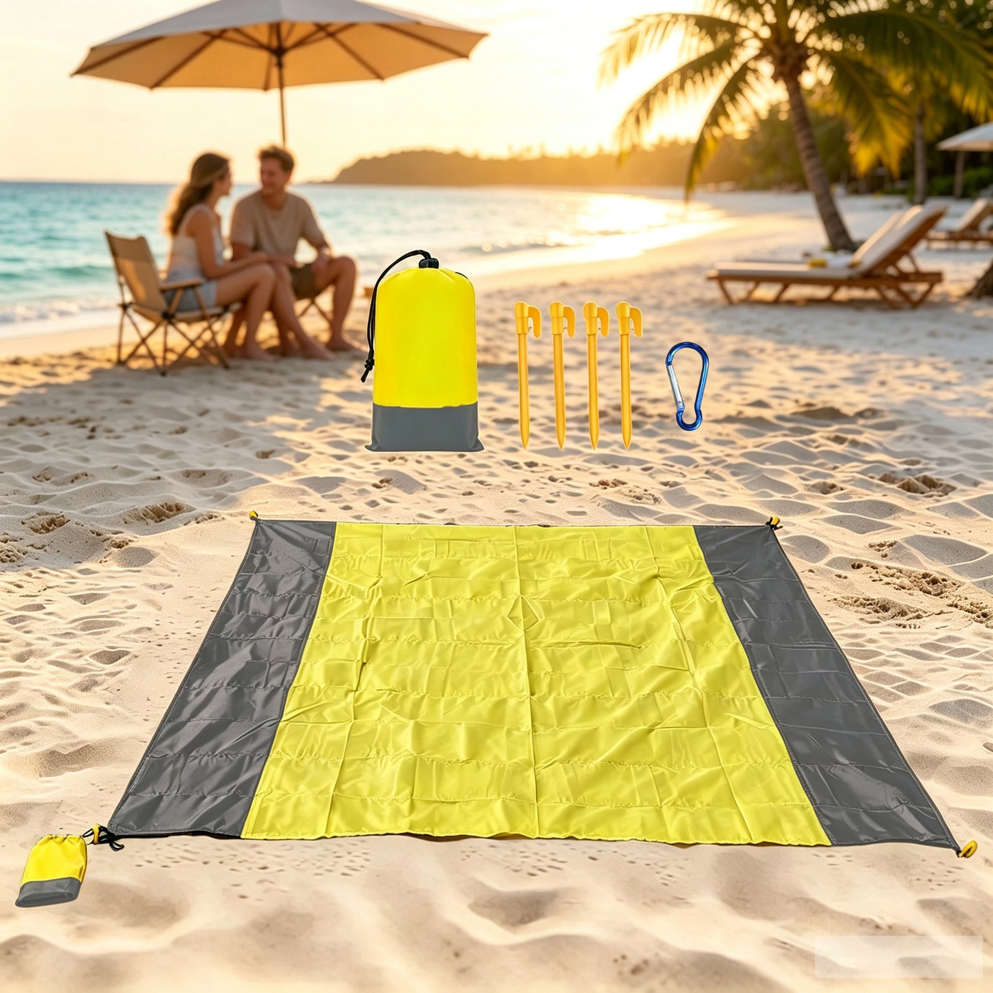 Wasserdichte Strandmatte Brehn