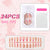 Premium Floral Design Press-On Nagelset Brehn