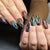 Künstlerisches Stiletto-Nailart-Set mit Blattmustern Brehn