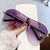 Damen Sportliche Oversized-Sonnenbrille im einzigartigen Design Brehn