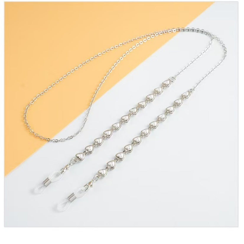Elegante Perlen Brille Kette Brehn