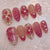 Blumenverzierte Press-On Nagelset Brehn 1787225131