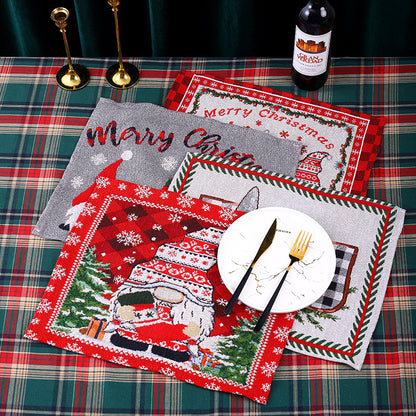 Festliche Tischdecke mit Weihnachtsmuster Brehn