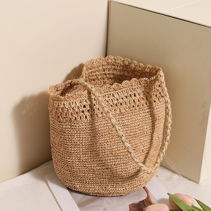 Geflochtene Basttasche Brehn