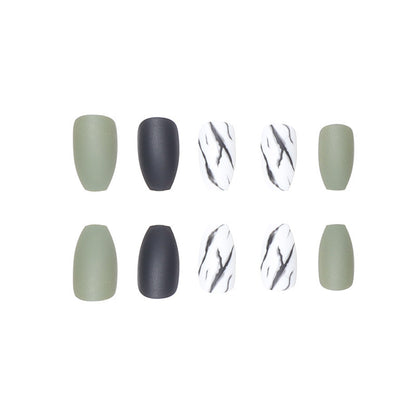 Matte Finish Stiletto Press-On Nägel Brehn