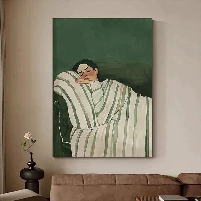 Abstrakte figurative Leinwandkunst