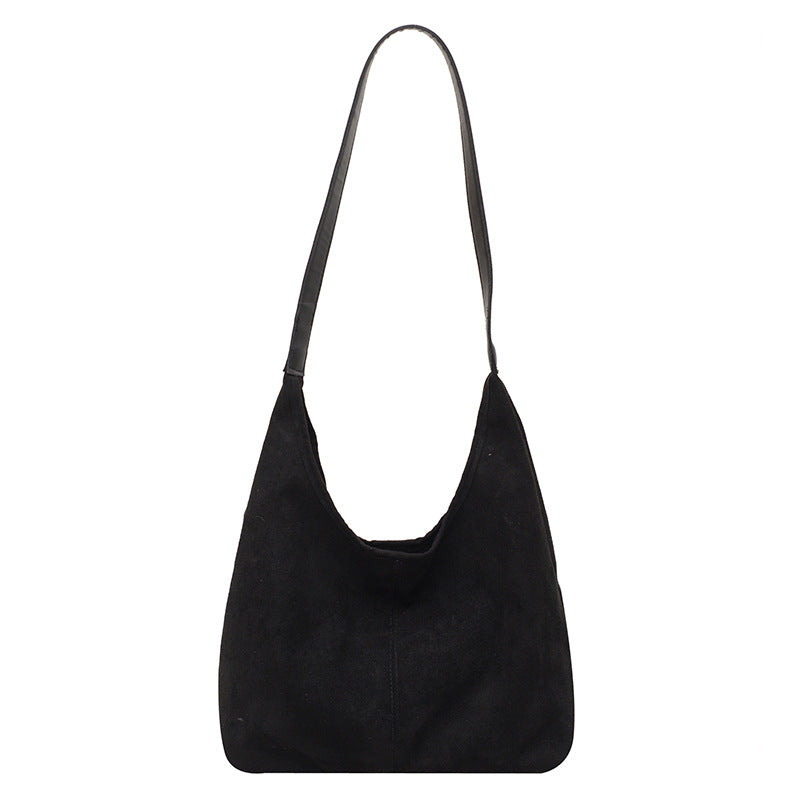 WoChic Wildleder Hobo Bag Brehn