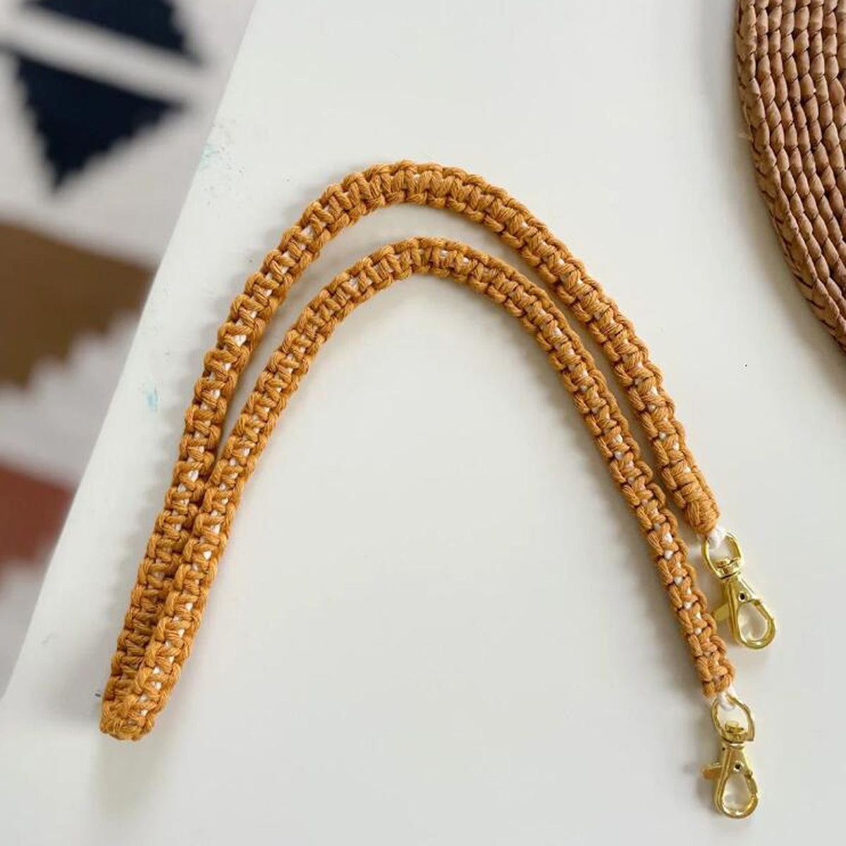 Geflochtener Brillenkettenhalter Brehn