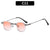Klassischer Stil Vintage-inspirierte geometrische Sonnenbrille