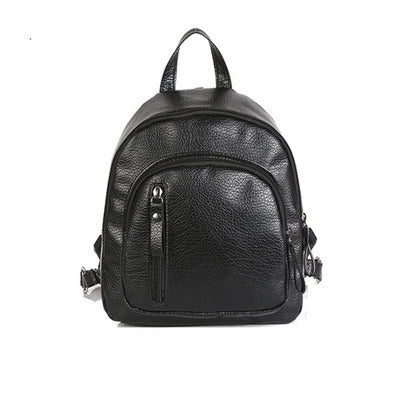 Strukturierter Leder Mini-Rucksack Brehn
