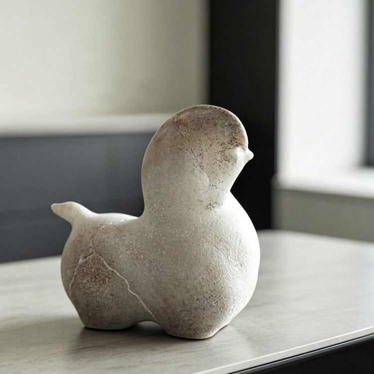 Abstrakte dekorative Vogelskulptur