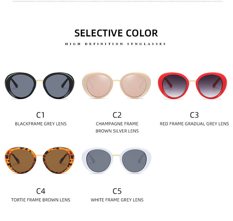 Damen Vintage Sonnenbrille im eleganten Schilddesign Brehn