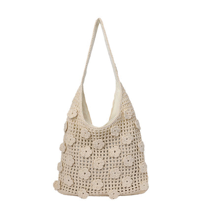 Strukturierte Häkelhandtasche Brehn
