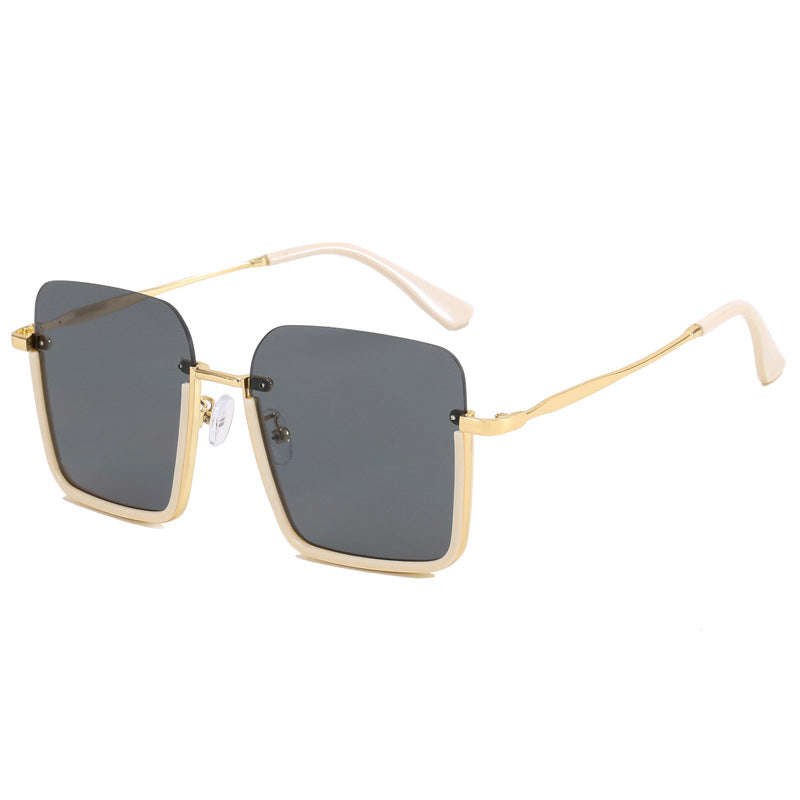 Damen oversized Sonnenbrille mit elegantem Geometrie-Rahmen Brehn