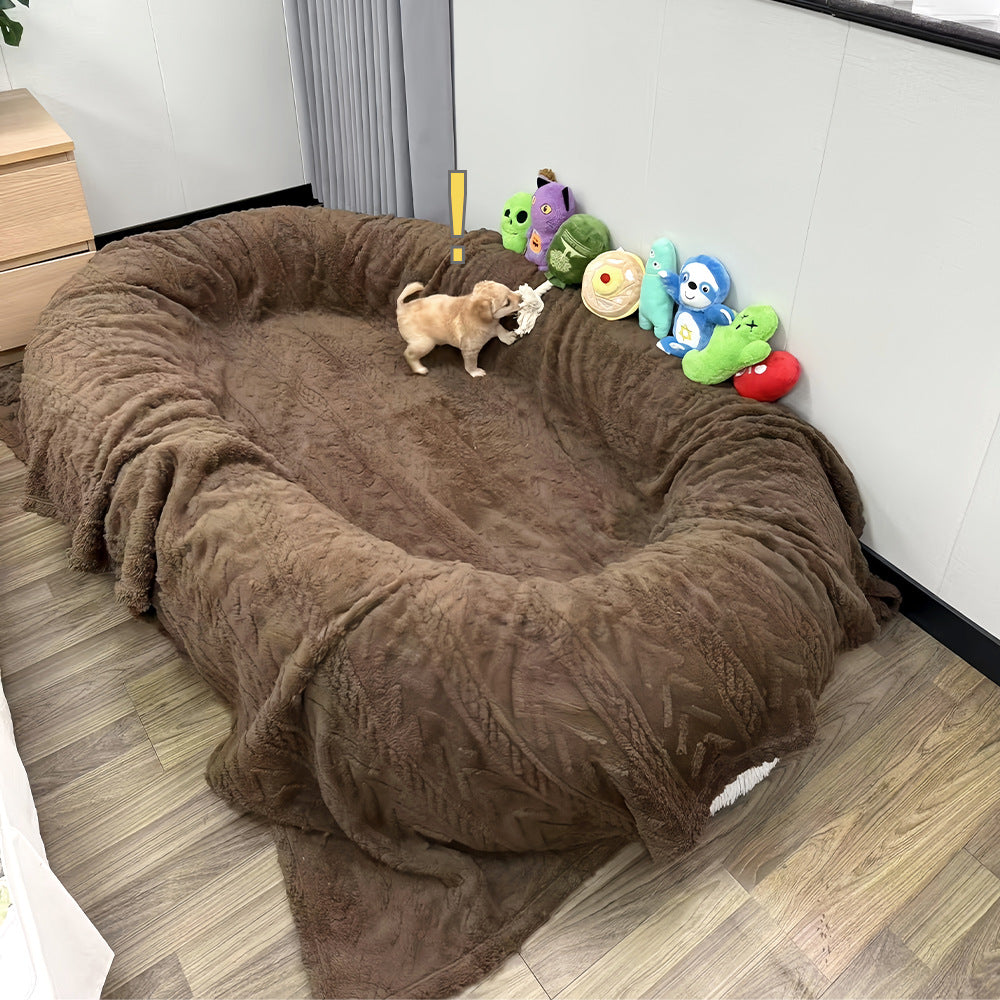Orthopädisches Plüsch-Hundebett