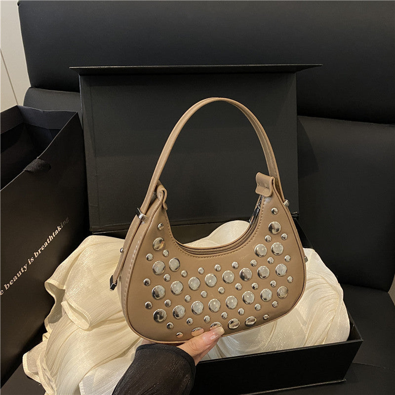 Nietenleder Hobo Tasche Brehn