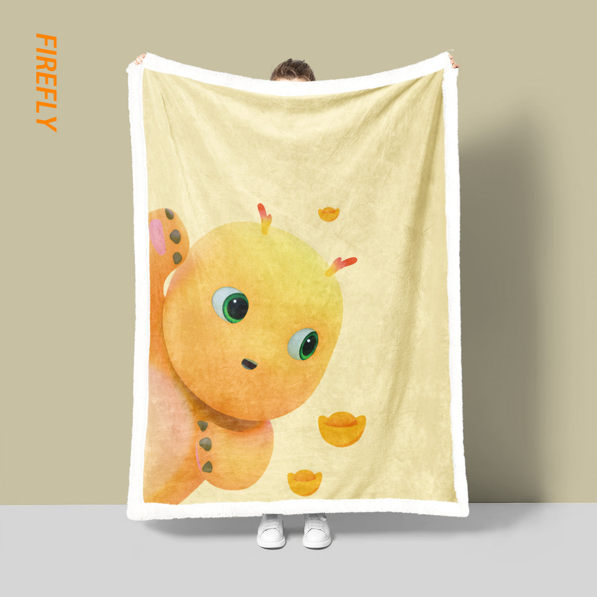 Weiches Cartoon-Themen-Fleece-Decke