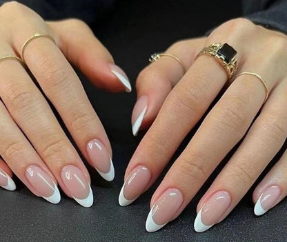 Elegante französische Spitzen-Acryl-Nagelverstärkungen Brehn 1789915301