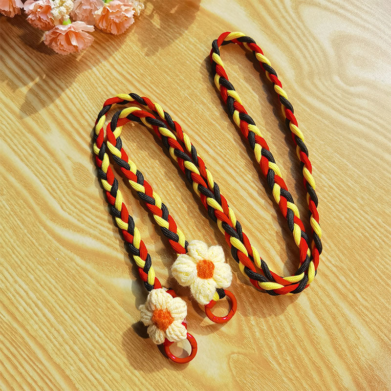 Gewebtes florales Muster Utility Lanyard Brehn