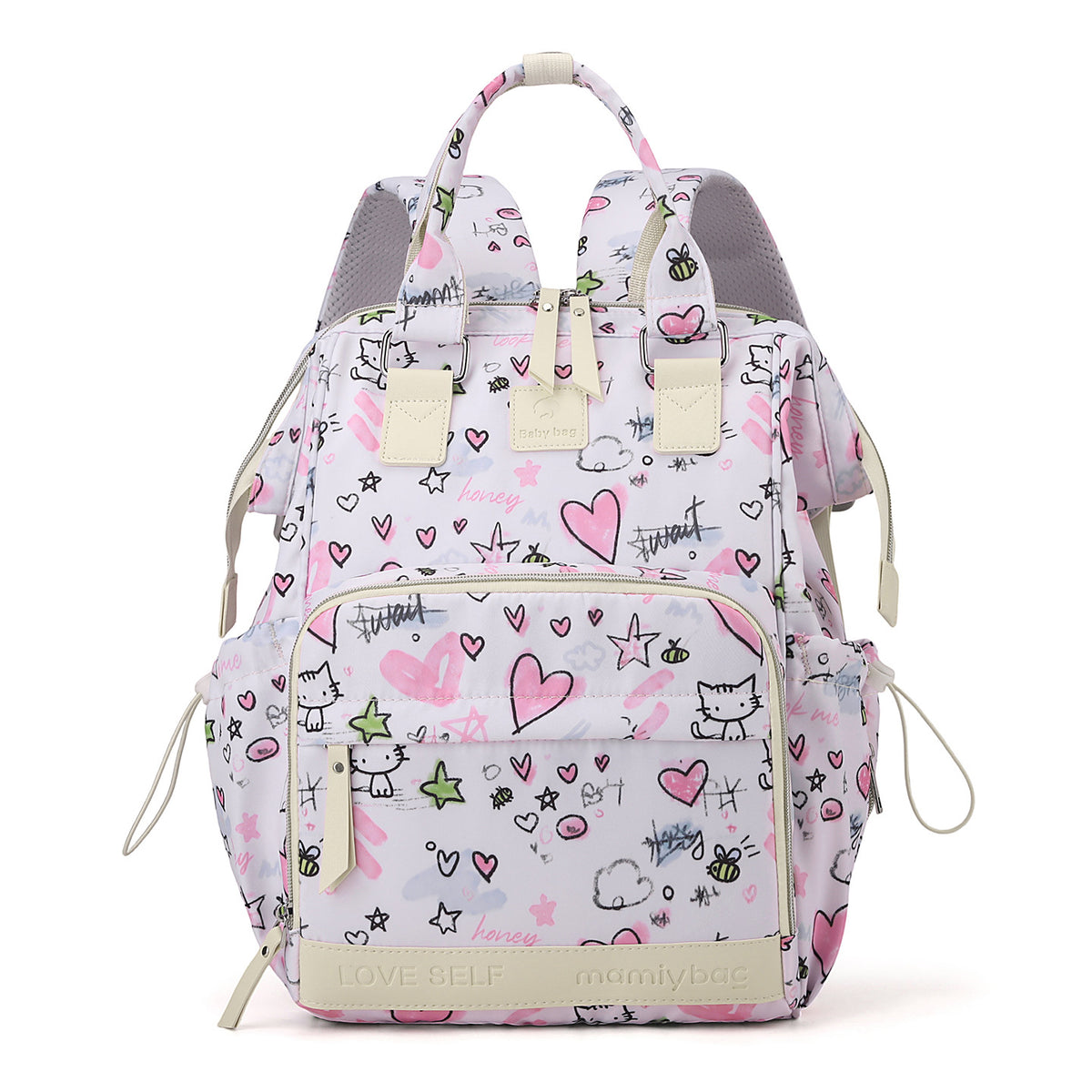 Vielseitiger Floral-Rucksack Brehn