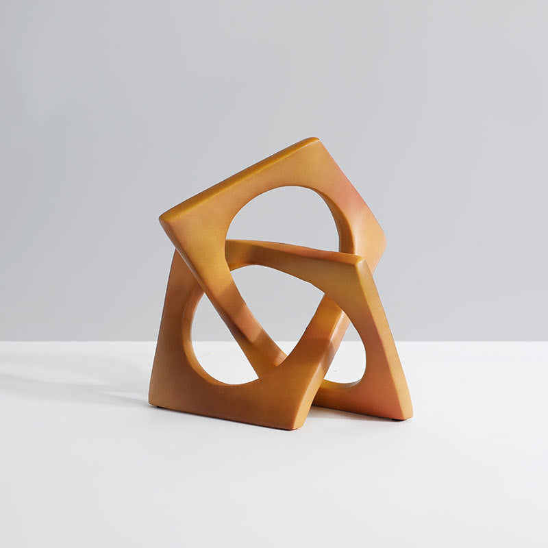 Dekorative abstrakte geometrische Skulptur